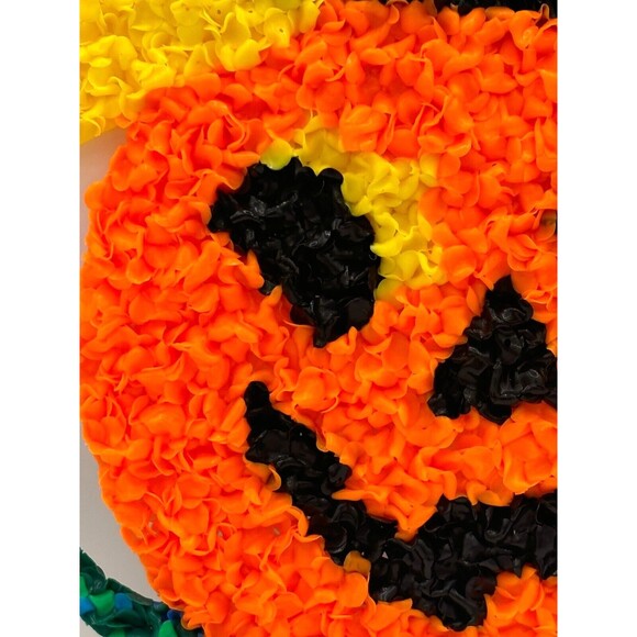 Halloween Popcorn Melt Jack O Lantern Witch Pumpkin Plast Kage USA Made 16" New - Picture 12 of 14